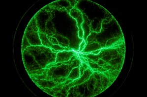 Electric plasma ball on a dark background static 2022 10 27 23 06 12 utc