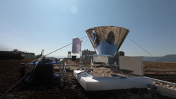 The pilot condenser atop an ETH Zurich building. (CREDIT: ETH Zurich/Iwan Hächler)