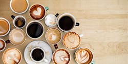 Assorted coffee cups on a light brown wooden board 2021 12 15 20 40 44 utc