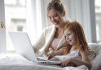 Banners and Alerts and Photo Of Woman Using Laptop Free Stock Photo