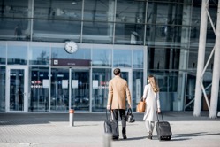 Business couple walking to the airport 2021 12 13 22 44 06 utc