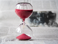 Clear Glass With Red Sand Grainer Free Stock Photo