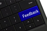 Computer keyboard with a feedback button concept 2021 09 04 14 54 30 utc