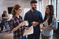 Coworking colleagues having conversation at workpl 2021 08 27 09 45 47 utc