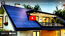 Cursor and INSANE All New Solar Panel Efficiency Breakthough Could Change Everything Greentech News