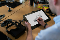 Engineer Testing Virtual Reality Software Free Stock Photo
