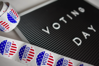 I Voted Sticker Lot Free Stock Photo