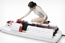 Inflatable stretcher medical innovations yankodesign