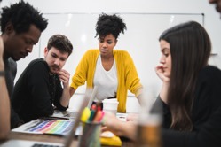 Manager woman leading a brainstorming meeting 2022 02 02 03 59 48 utc