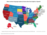 MAP What s the most common language in every state Business Insider