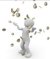 Money Rain Euro Bank Free image on Pixabay
