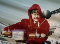 Kid on motorcycle