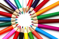 colored pencils