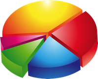 pie chart pieces