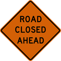 road closed