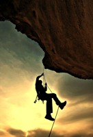 rock climbing
