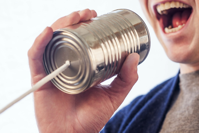 talking