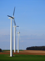 wind turbines