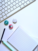 Photo Round Buttons on White Surface Free Stock Photo