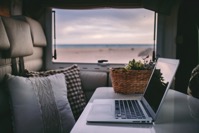 Remote onilne work and smart working travel concep 2022 01 18 19 58 11 utc
