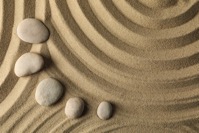 Stones on the sand with patterns zen concept 2021 09 02 21 35 16 utc
