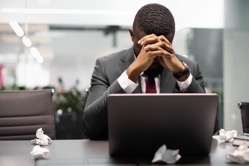 Tired black manager suffering from burnout workin 2022 01 05 01 38 39 utc