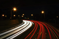 cars on highway