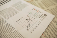 page of text with a graph on it.