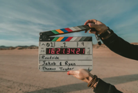 video clap board