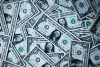 money.. one dollar bills.