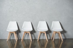White empty chairs for job interview standing in l 2021 08 29 11 21 08 utc
