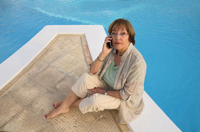 Woman on cellphone