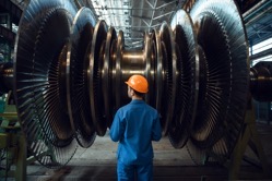 Worker checks turbine impeller vanes on factory 2022 02 02 04 48 55 utc