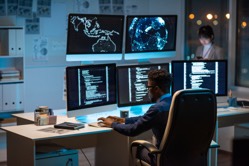 Young contemporary cyber security manager typing i 2021 12 09 20 56 00 utc